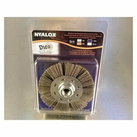 DICO Brush Whl Gry Crs 4.5X5/8-11In 7200075